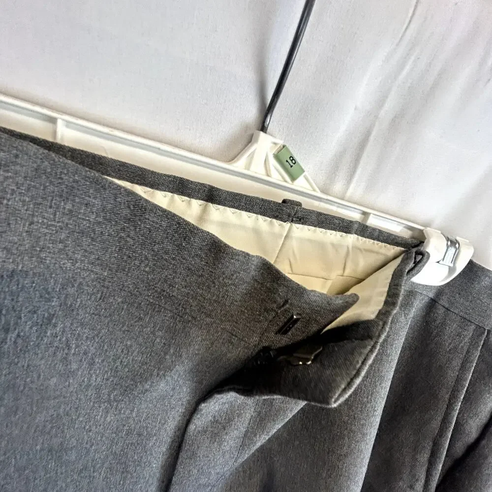 SKU2533 All Seasons Comfort Action Men's Gray Super Stretch Slacks